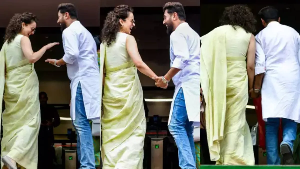 कंगना-चिराग का संसद भवन पर वायरल मोमेंट, फैंस खुश